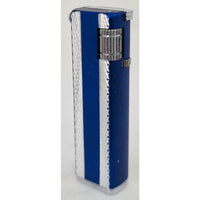 VINTAGE *NEW* 1950's Kron Imperial Blue and Silver Lighter Japan