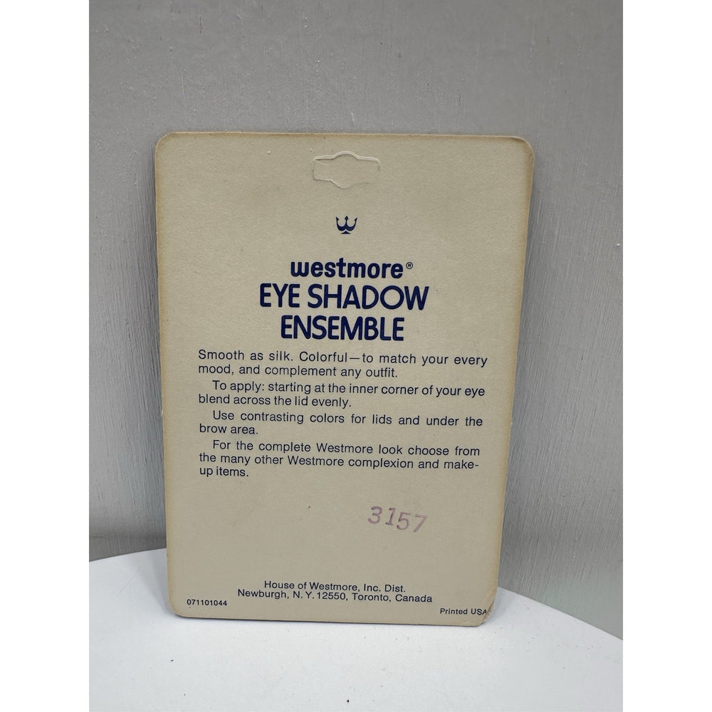 VINTAGE *NEW* 1970's House of Westmore 4-Eye Shadow Blue Ensemble