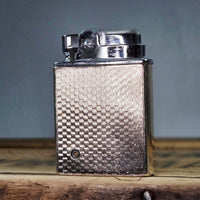 VINTAGE *NEW* 1950's Lador Silver Textured Lighter Japan