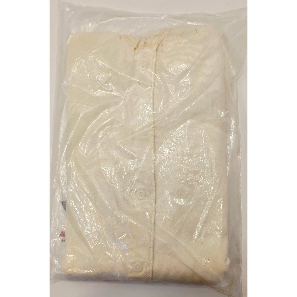 VINTAGE *NEW* 1970's Men's Outerwear (Long johns) Cream 100% Cotton Size S (36)