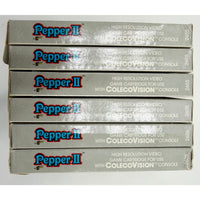 ColecoVision 1983 Pepper II Game NOS Original Set Sealed Damaged Stuck