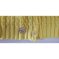 VINTAGE *NEW* 1960's Ban-Lon Women's Bright Yellow Collared Sweater Size 34 USA