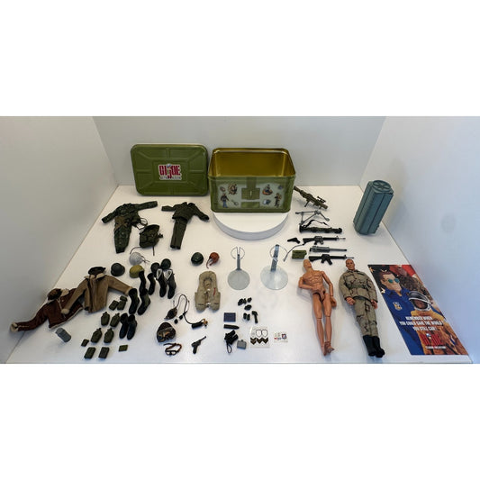VINTAGE GI Joe Action Figures & Accessories in 1998 Collectable Tin