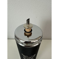 VINTAGE *NEW* Black Coat of Arms Music Box Decanter-"How Dry I Am"