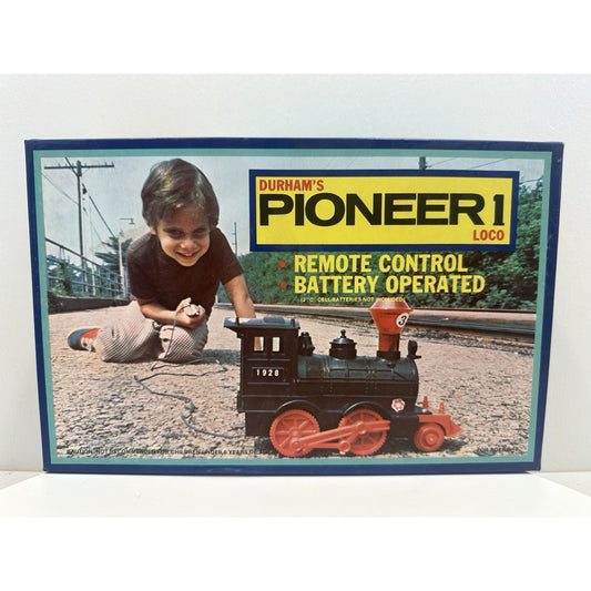 VINTAGE *NEW* 1970's Durham's Pioneer 1 Loco Train Remote/Battery Operated Toy