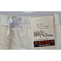 VINTAGE *NEW* 1960's Women's Cream High-Waisted Girdle with Garters Size S