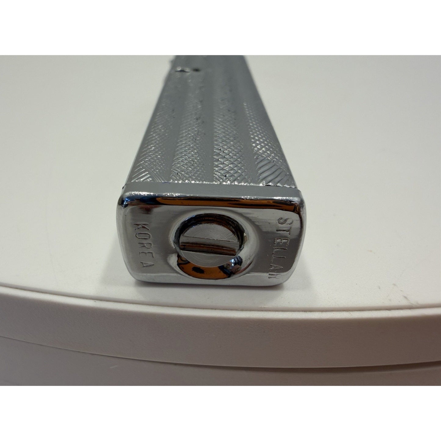 VINTAGE *NEW* 1950's Stellar Silver Textured Super Lighter