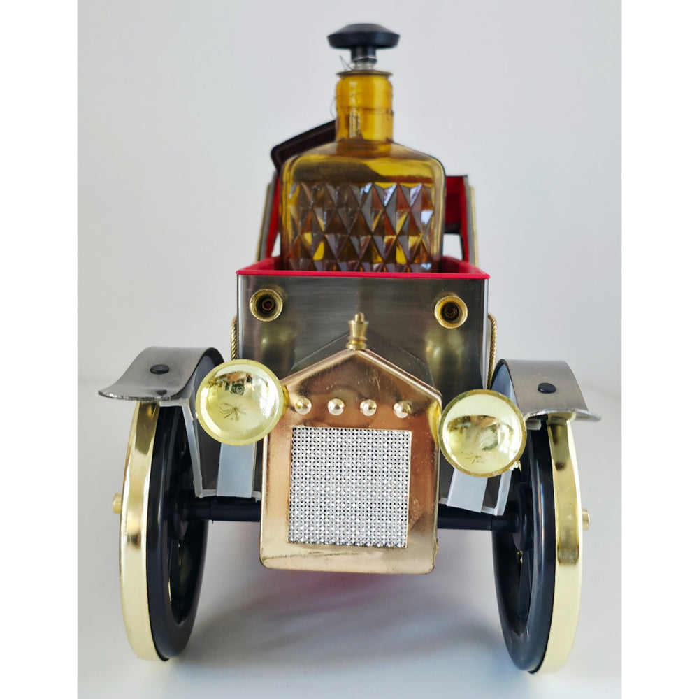 VINTAGE *PRISTINE* 1950's Golden Crown Antique Car Decanter Music Box