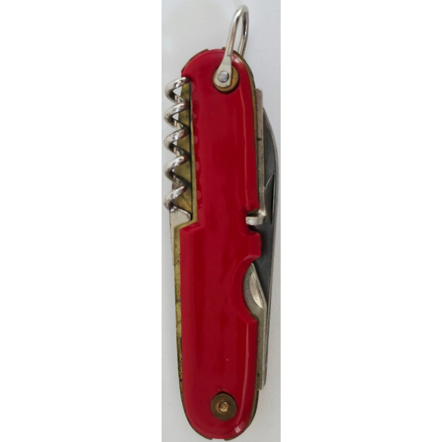 VINTAGE *NEW* 1970's Campers Knife Made of Sheffield Steel Set 7 (Red) Ireland