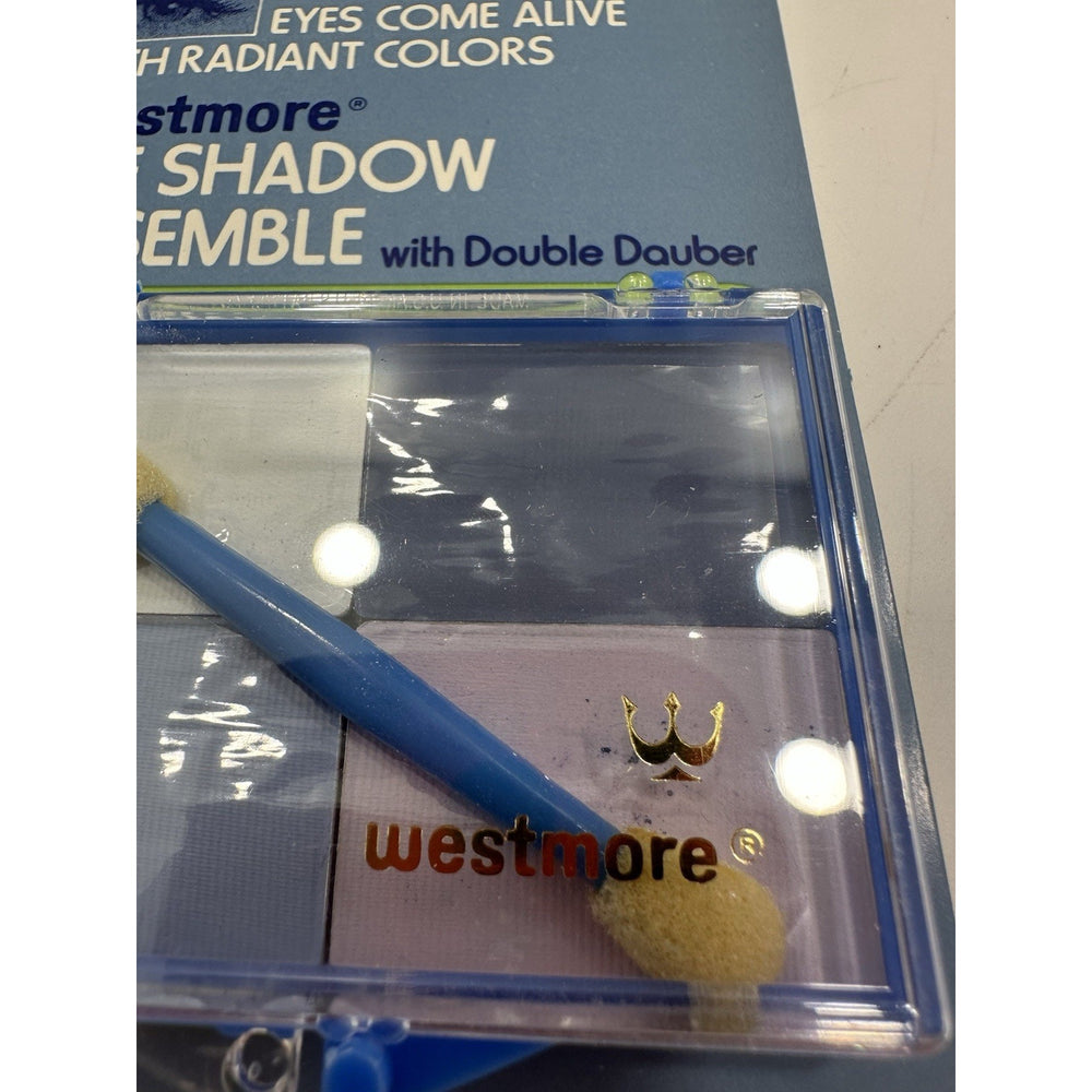 VINTAGE *NEW* 1970's House of Westmore 4-Eye Shadow Blue Ensemble