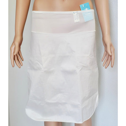 VINTAGE *NEW* 1960's Kayser Women's White Skirt Slip Size S