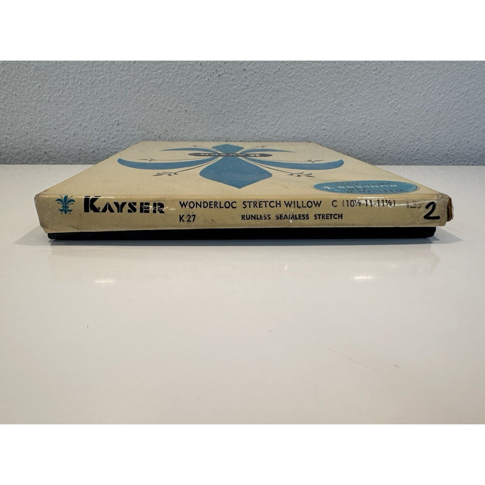 VINTAGE *NEW* Kayser Hosiery-Wonderloc Stretch-Willow-Seamless-10.5/11/11.5 C X 2