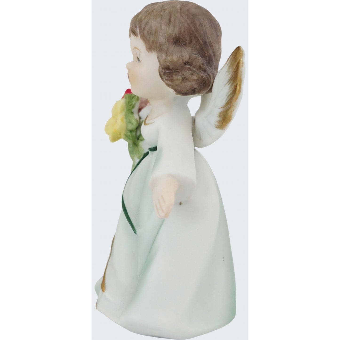 VINTAGE *NEW* 1960's April Birthday Angel Figurine Porcelain Made in Japan