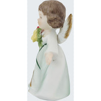 VINTAGE *NEW* 1950's April Birthday Angel Figurine Porcelain Made in Taiwan