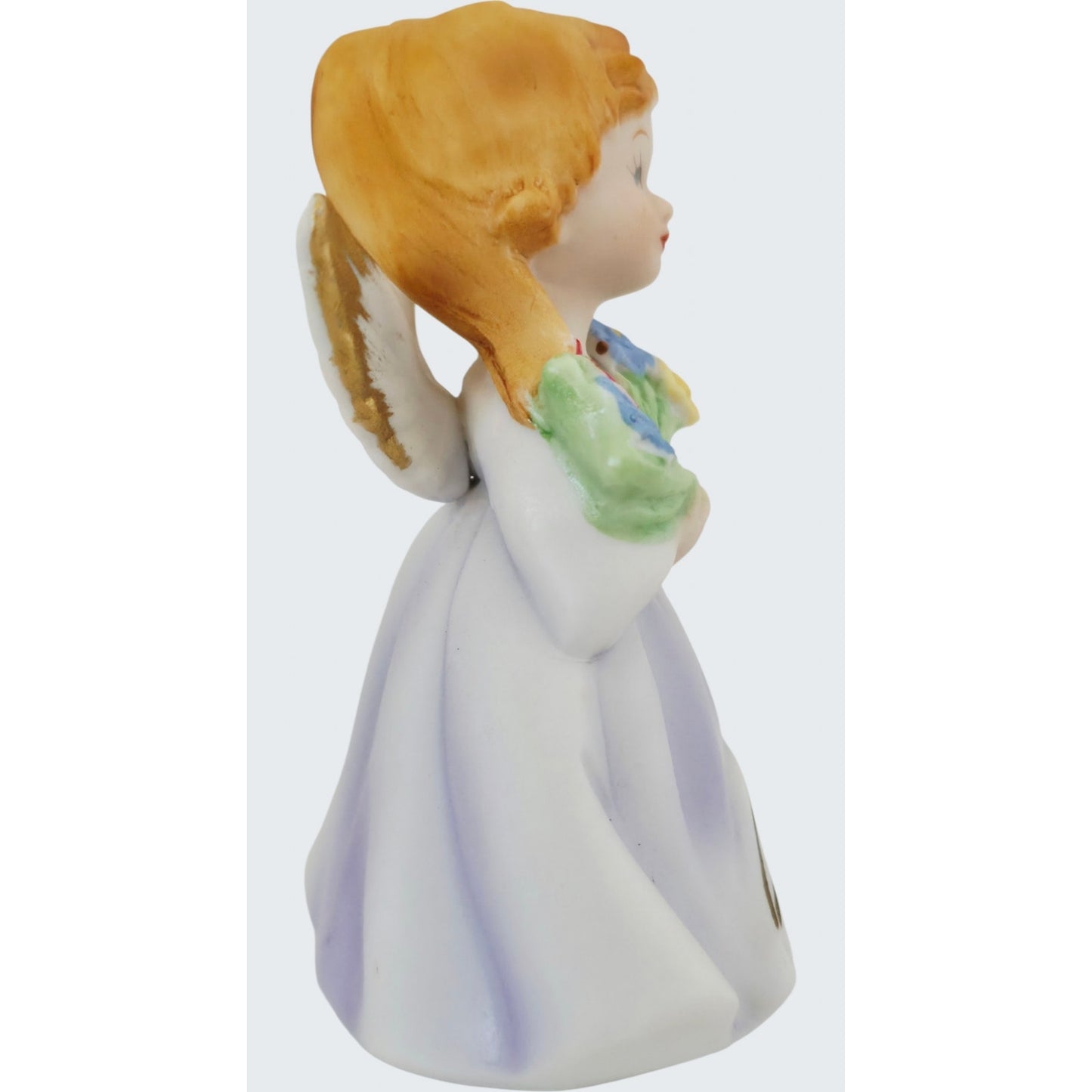 VINTAGE *NEW* 1960's March Birthday Angel Figurine Porcelain Made in Japan