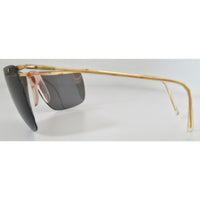 VINTAGE *NEW* 1970's Gray Lens with Gold Arm and Pink Bridge Sunglasses