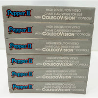 ColecoVision 1983 Pepper II Game NOS Original Set Sealed Damaged Stuck