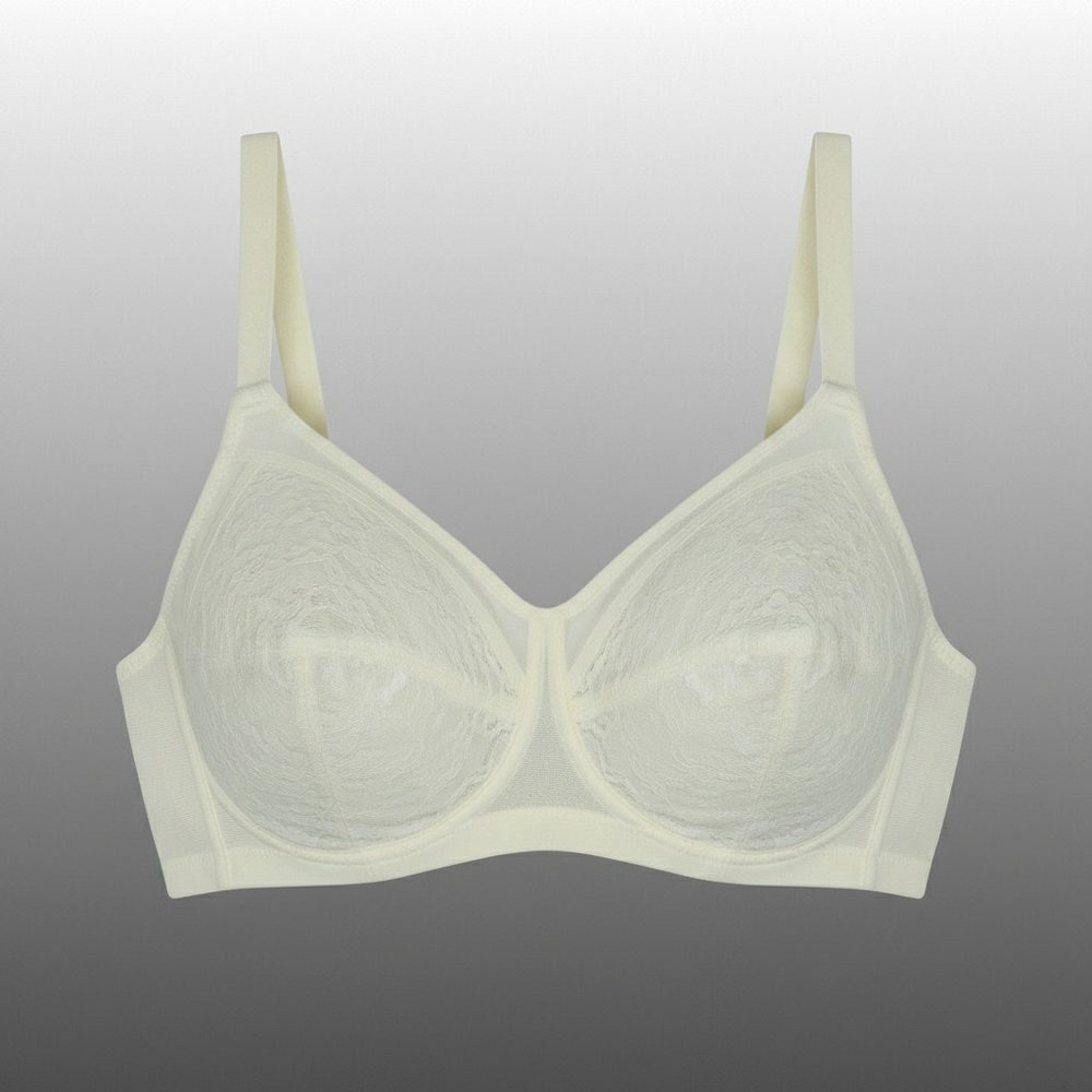 VINTAGE *NEW* 1970's Maidenform P7136 Tricolastic White Bullet Bra 38B