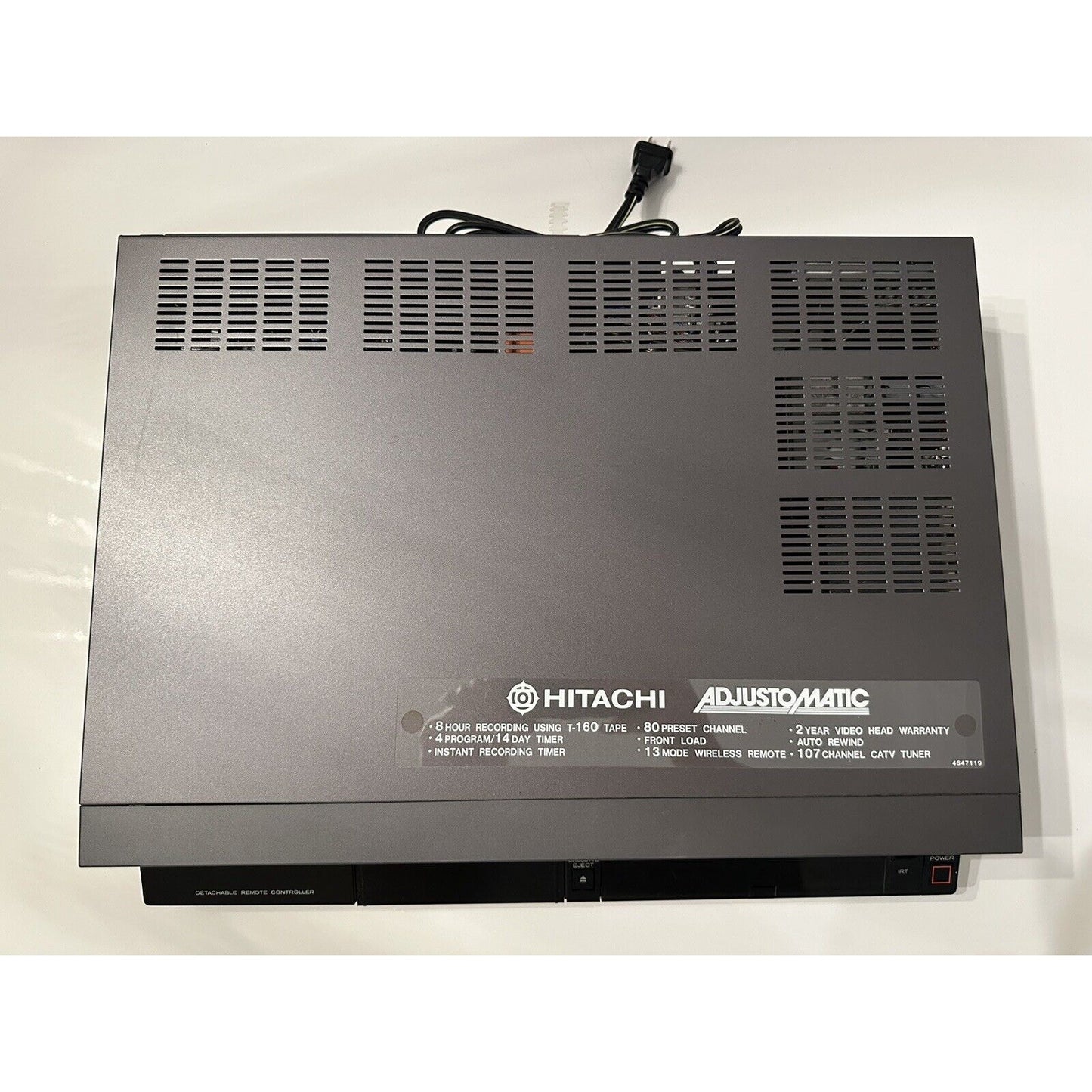 VINTAGE *NEW* 1980's Hitachi VT-73AY Adjustomatic VCR Video Deck