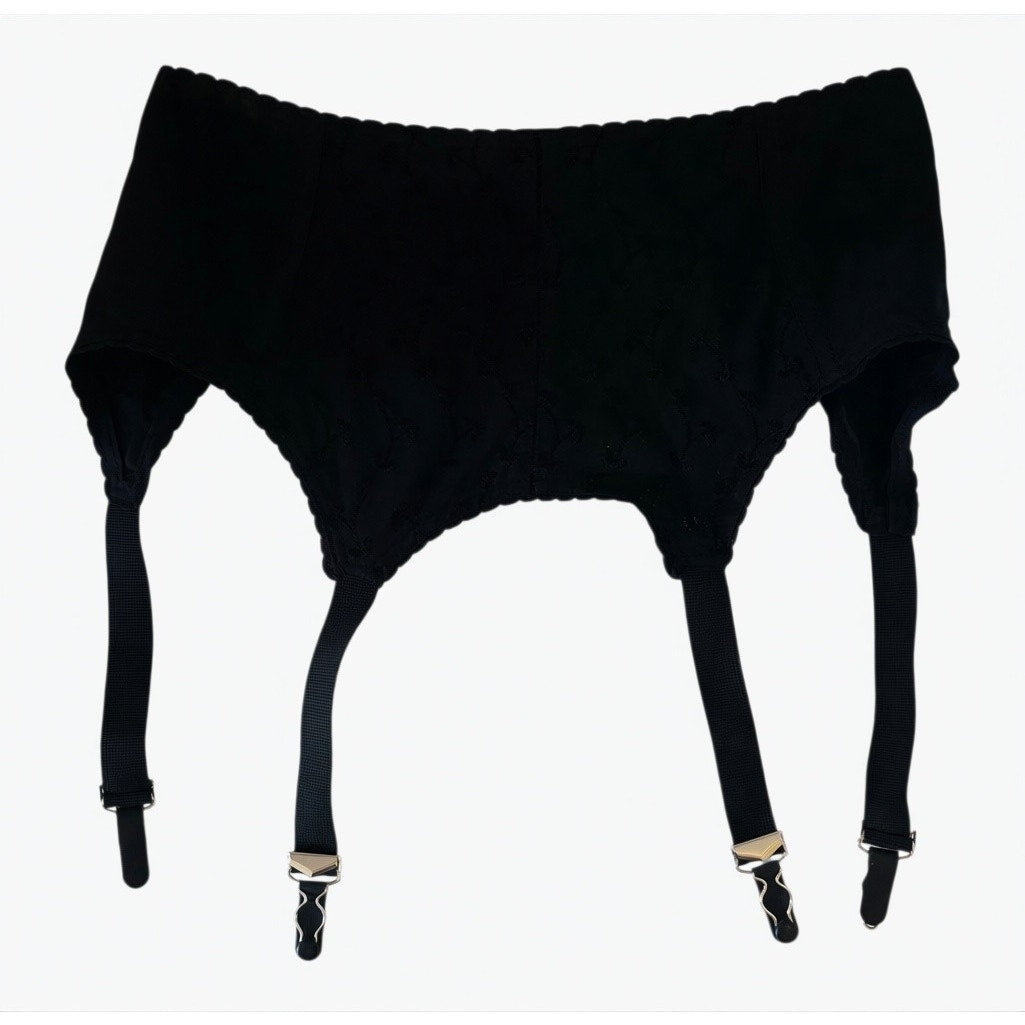 VINTAGE *NEW* 1960's Empire Foundation Women's Black Garter Belt Size 24 (Small)