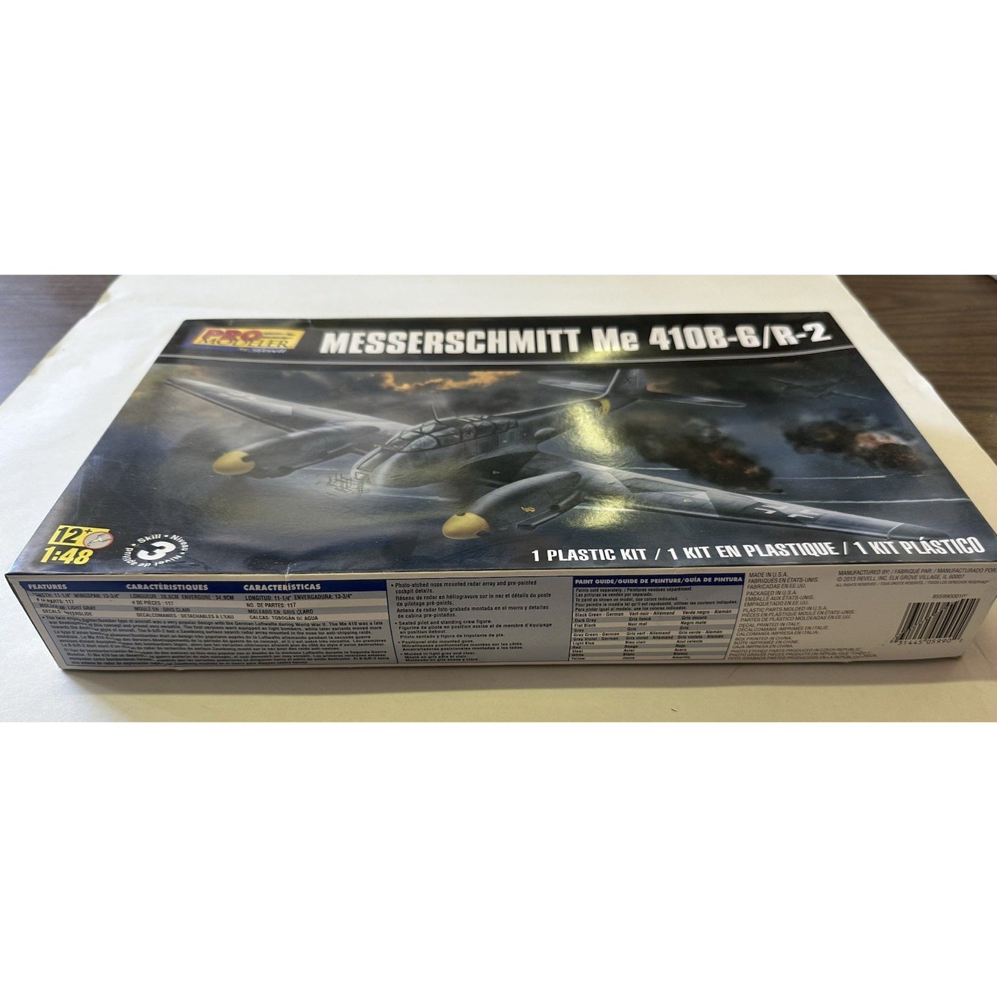 VINTAGE *NEW* 2013 PRO MODELER MESSERCHMITT Me 410B-6/R-2 #85-5990 Model Kit