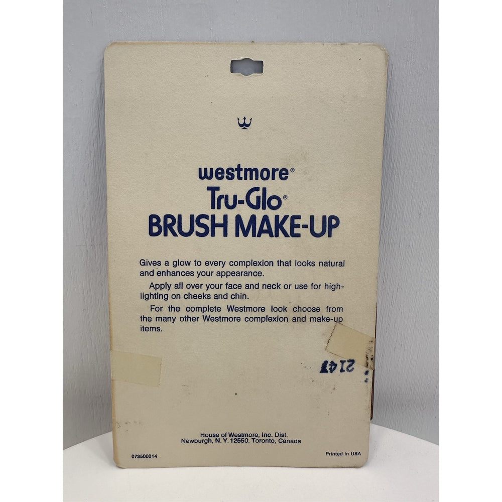 VINTAGE *NEW* 1970's House of Westmore Tru-Glo Tawny Blush Make Up