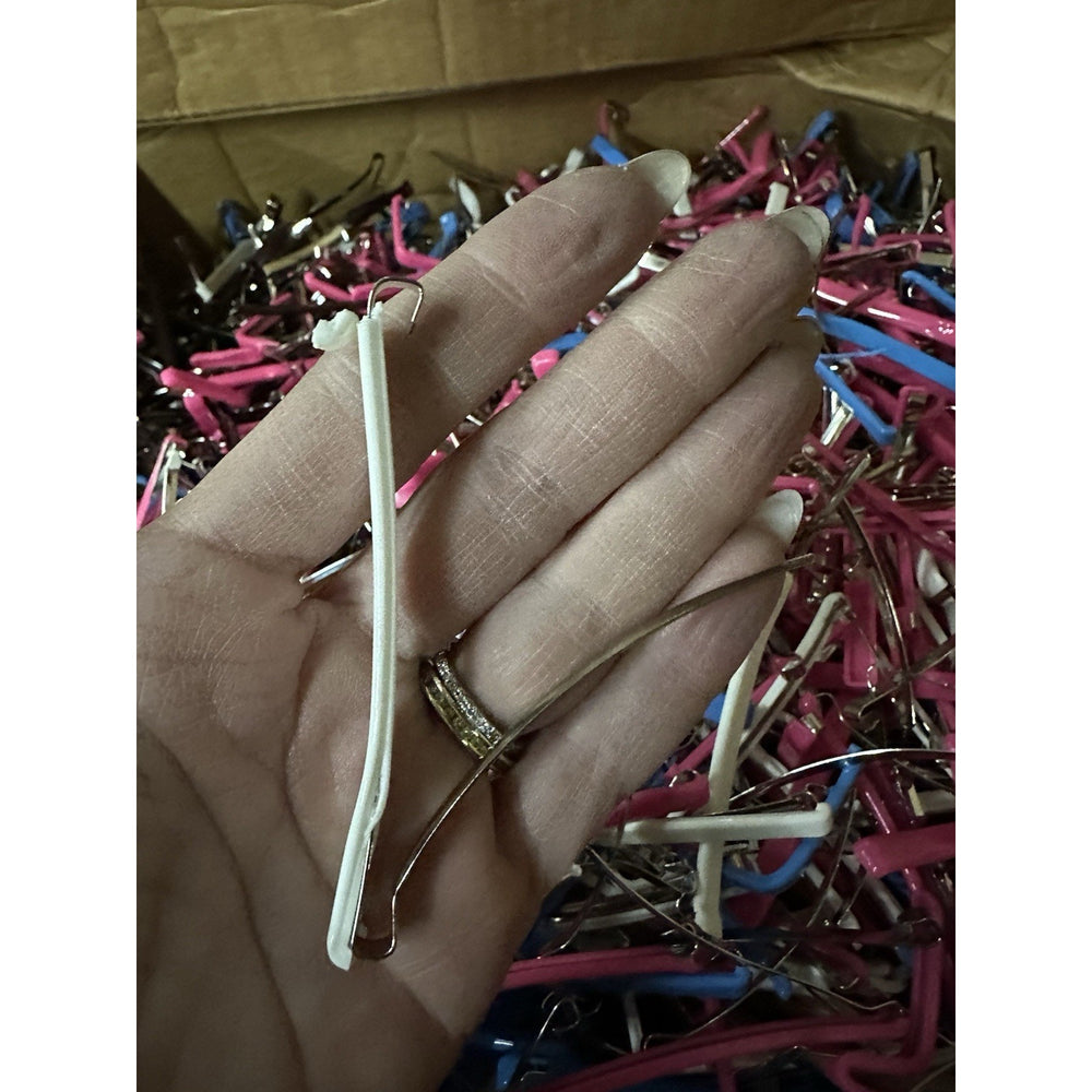 VINTAGE 80's Hair Clips Flawed but Fabulous Perfect for Upcycling, DIY, Art - 10lb box