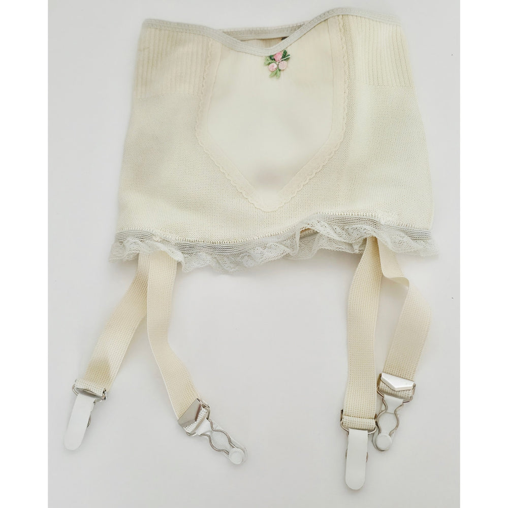 VINTAGE *NEW* 1960's Empire Foundation Women's Cream Girdle Garter Sz S Lot of 8