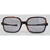 VINTAGE *NEW* 1970's Unisex Tortoise Frame with Gray Lens Sunglasses Made in Italy