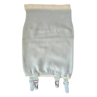VINTAGE *NEW* 1950's Magic Stretch Women's Light Blue Girdle w/Garter Size M