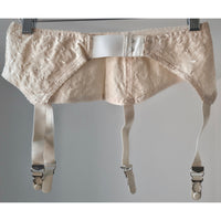 VINTAGE *NEW* 1960's MACBESS Women's Beige w/Flowers Garter Belt Size M Lot of 4