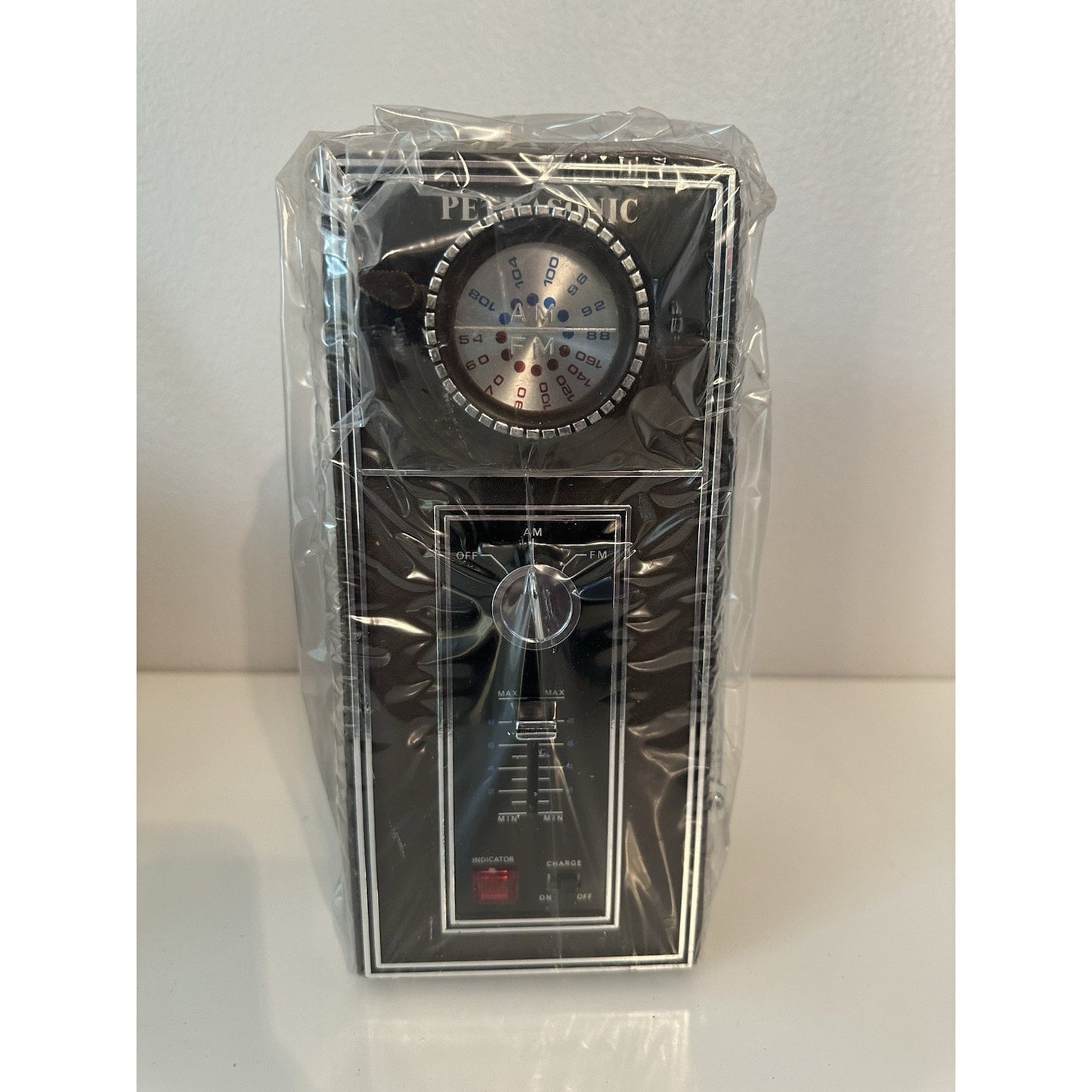 VINTAGE *NEW* 1960's Windsor/Petrosonic Zoom Radio AM/FM Camera-like Brown Radio