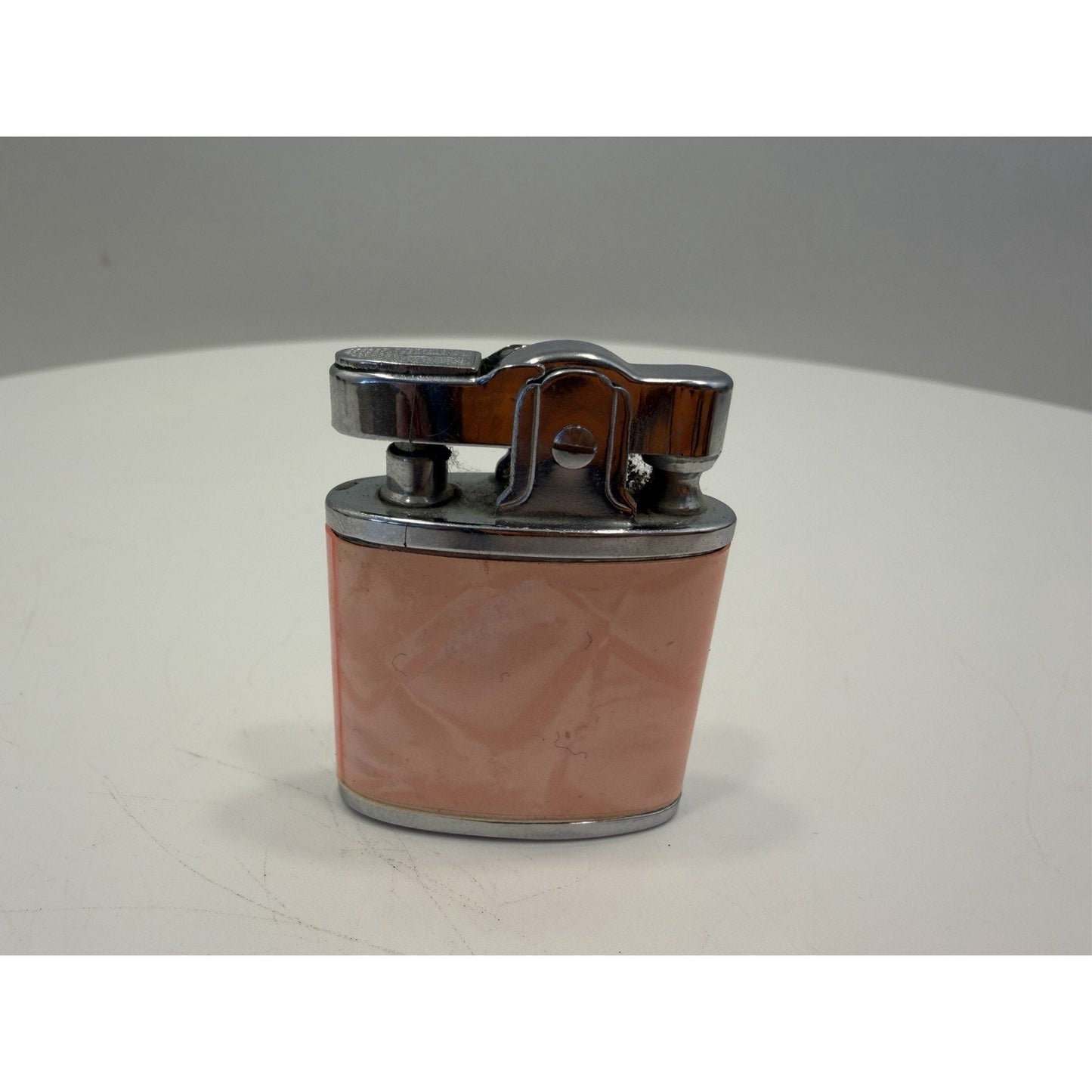 VINTAGE *NEW* 1956 Royal Star Japanese LIght Pink with Bronco Rider Lighter