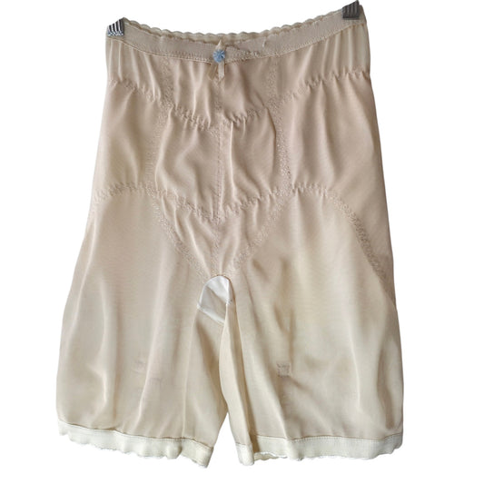 VINTAGE *NEW* 1960's Women's Cream High-Waisted Girdle with Garters Size S USA