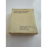VINTAGE *NEW* Gold Micro Mini Luxury LCD Calculator