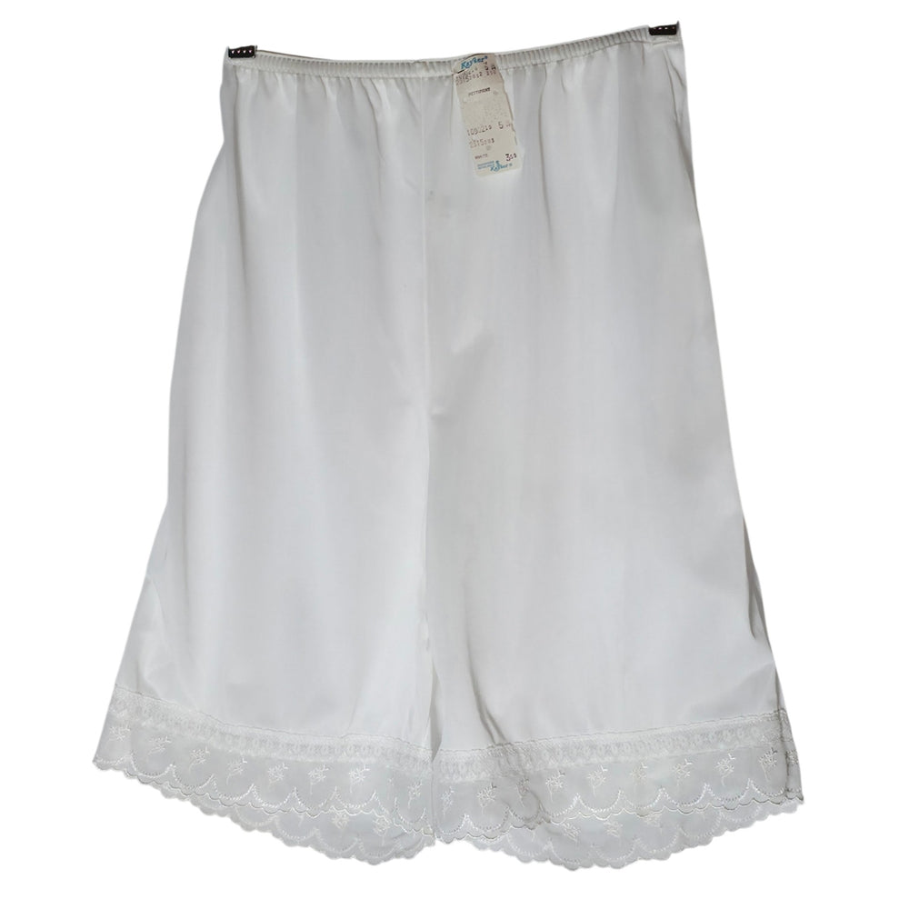 VINTAGE *NEW* 1960's Kayser Women's White Bloomers | Pantilette | Leggings Sz 5