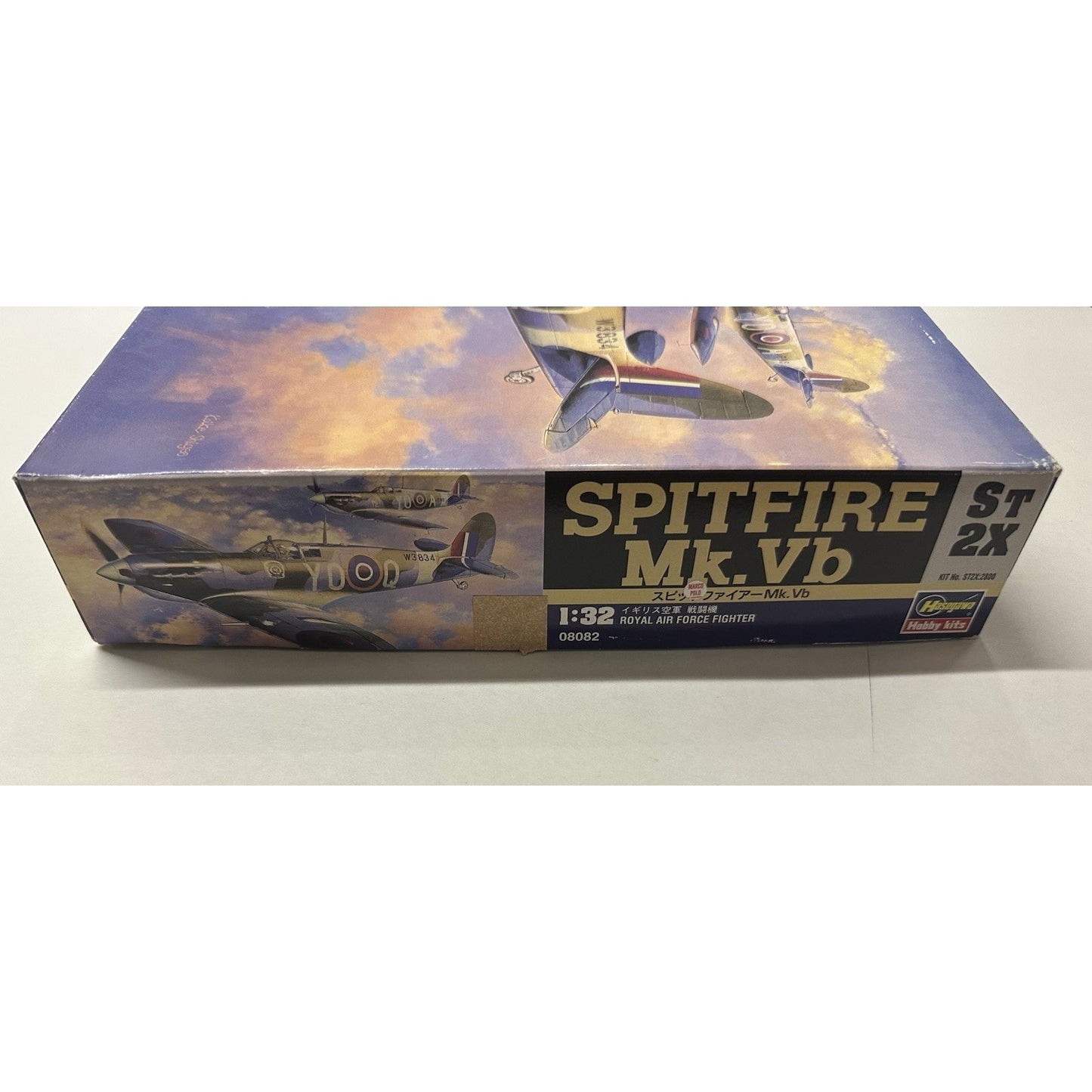 VINTAGE *NEW* Hasegawa Spitfire Mk.Vb Royal Air Force 08082 1:32 Model Kit