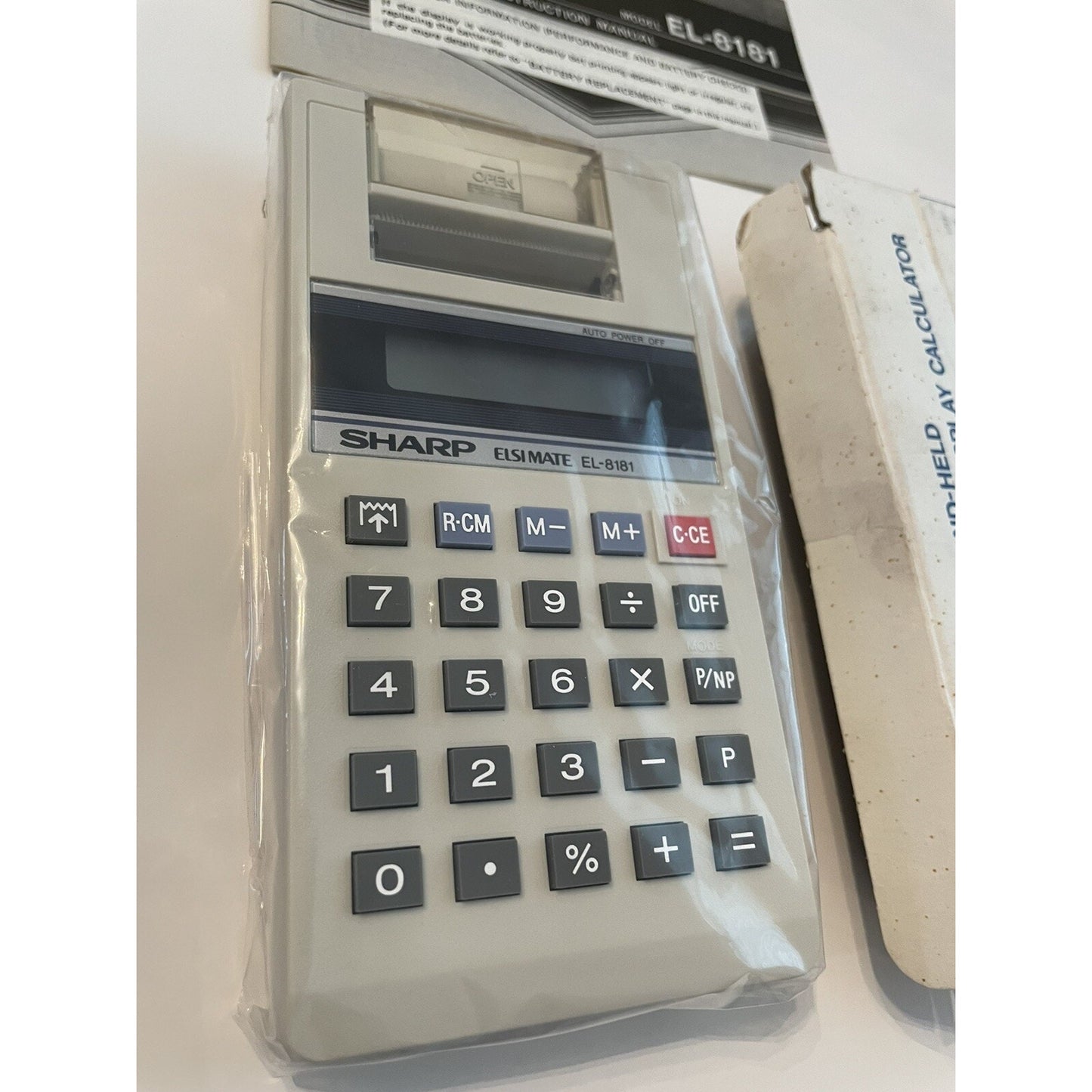 VINTAGE *NEW* 1980’s Sharp EL-8181 Print Calculator