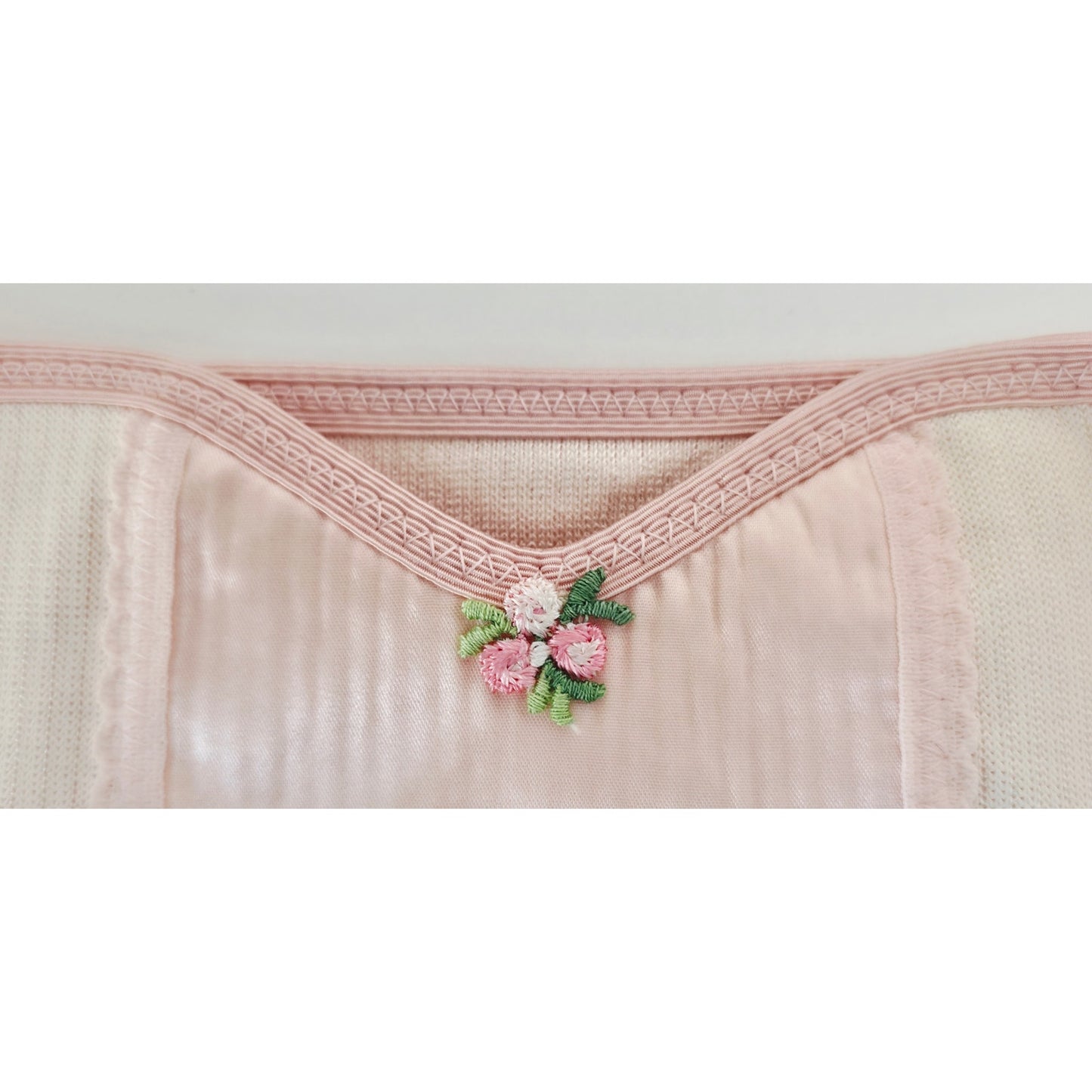 VINTAGE *NEW* 1950's Women's Light Pink w/Flowers Garter Belt Size S | Set of 10