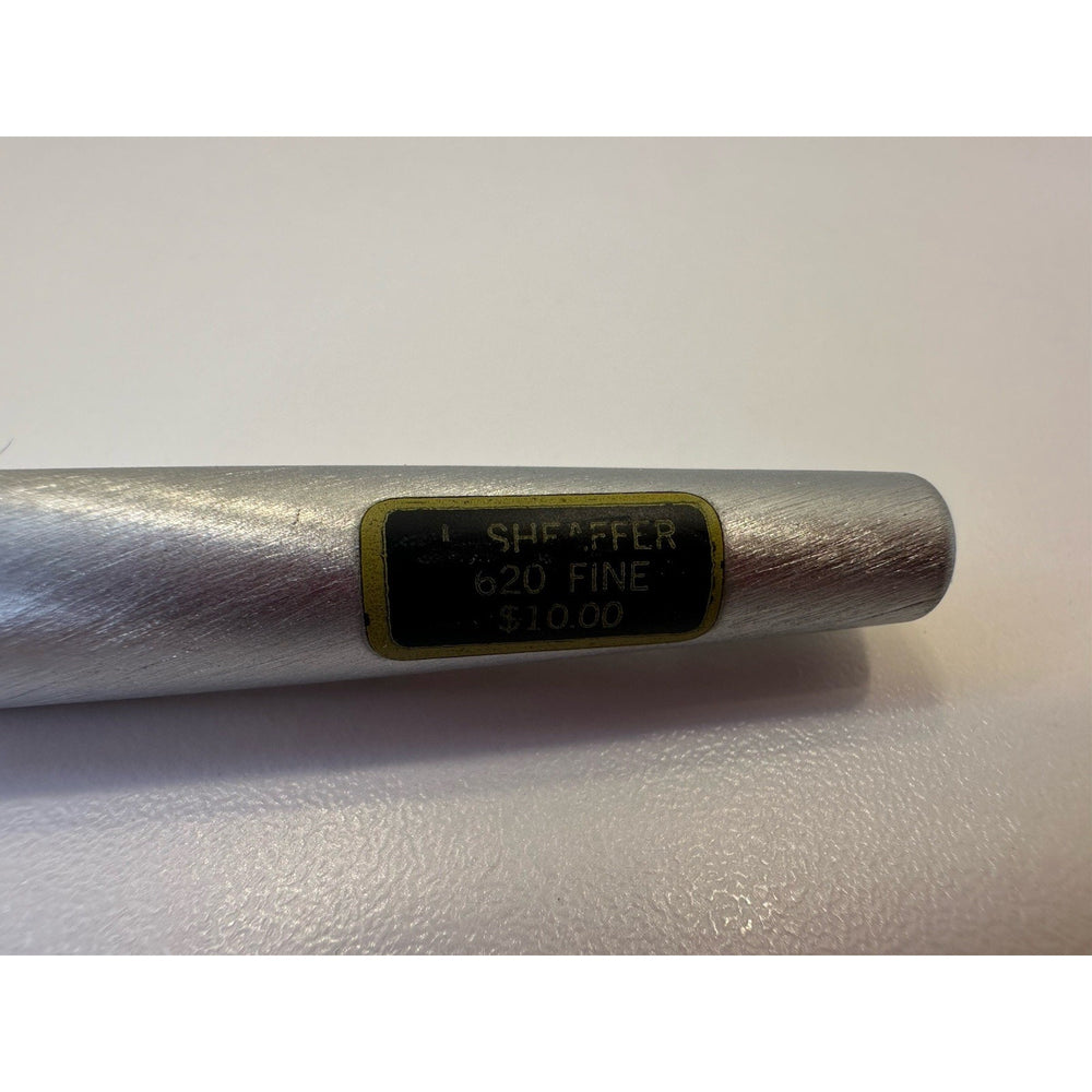 VINTAGE *NEW* 1960's Lady Sheaffer Brushed Steel Florentine Fountain Pen
