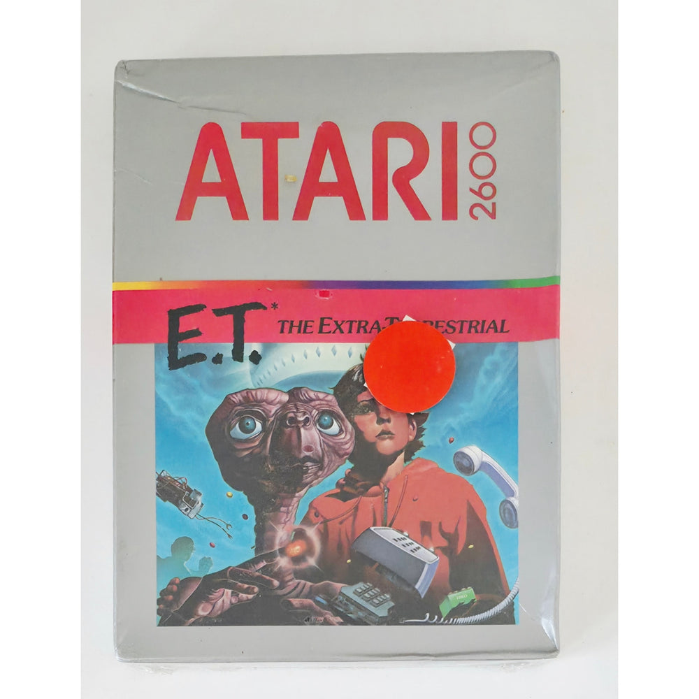 Atari 2600 1982  E.T. The Extra Terrestrial Video Game NOS Sealed Unsold Dealer Stock