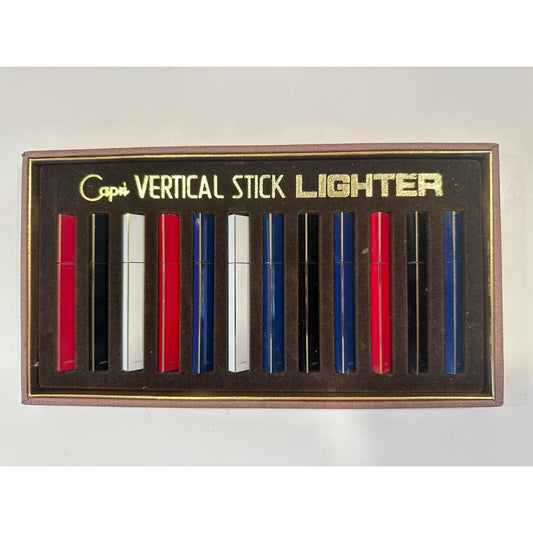VINTAGE *NEW* Capri Vertical Stick Lighter Complete Set