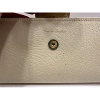 VINTAGE *NEW* 1970's Cream Leather - Check, Change, Credit Card, ID Wallet