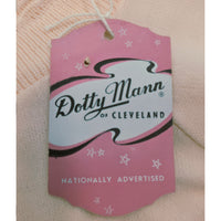 VINTAGE *NEW* 1960's Dotty Mann Women's Light Peach Collared Sweater Size L (40) USA