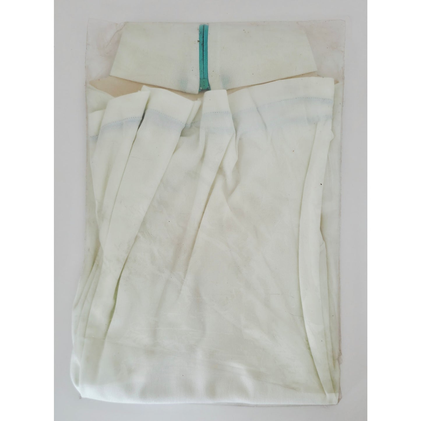 VINTAGE *NEW* 1960's Women's Thin Cream Long Sleeve Mock Neck 100% Nylon Size Large by LADY Montclair