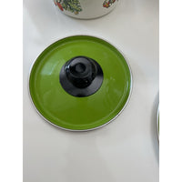 VINTAGE *NEW* 1970's 7-piece Green Lid Pot Pan and Skillet Set - RARE | Movie
