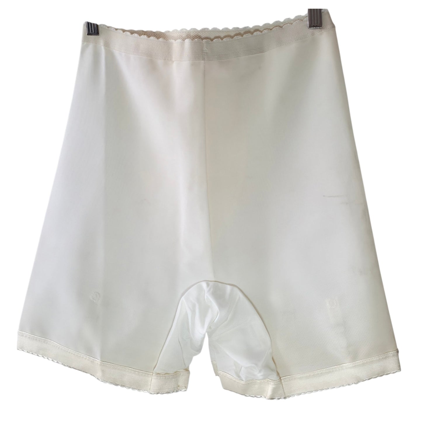 VINTAGE *PRISTINE* 1960's Women's White High-Waisted Girdle & Garter Size XL-XXL