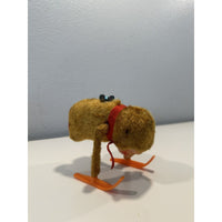 VINTAGE *NEW* 1950's Acrobatic Flipping Wind-Up Monkey Toy Clockwork/Elmar
