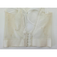 VINTAGE *PRISTINE* 1960's Women's Sheer Cream Bustier Top | Bra Size 42C