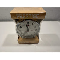 VINTAGE *NEW* 1960-70's Prestige Key-wound Metal Alarm Clock - Yellow